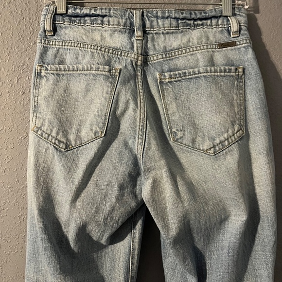 Kancan Distressed Ripped Jeans High Rise Womens Size 25 Size 3 Light Wash Pants - Picture 7 of 11